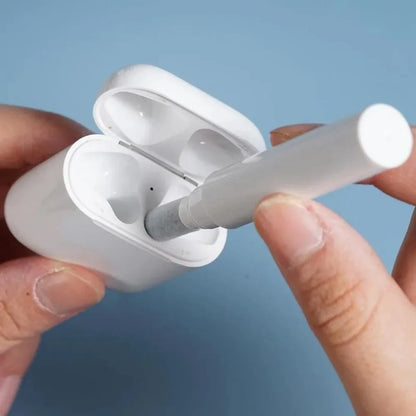 Earbuds Cleaning Pen for Earbuds Portable 3 in 1 Wireless Earphone Case Cleaning Tools Kit Cleaning Brush